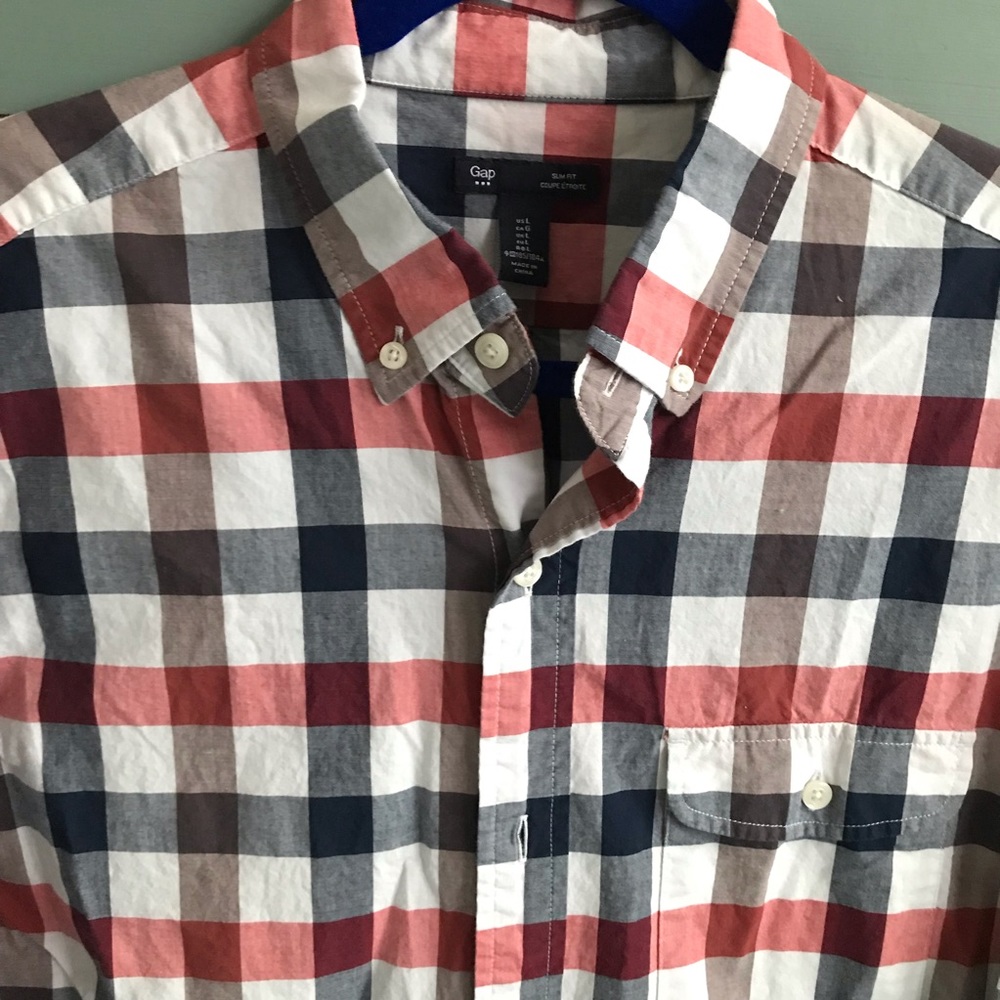 Button-down Plaid Shirt